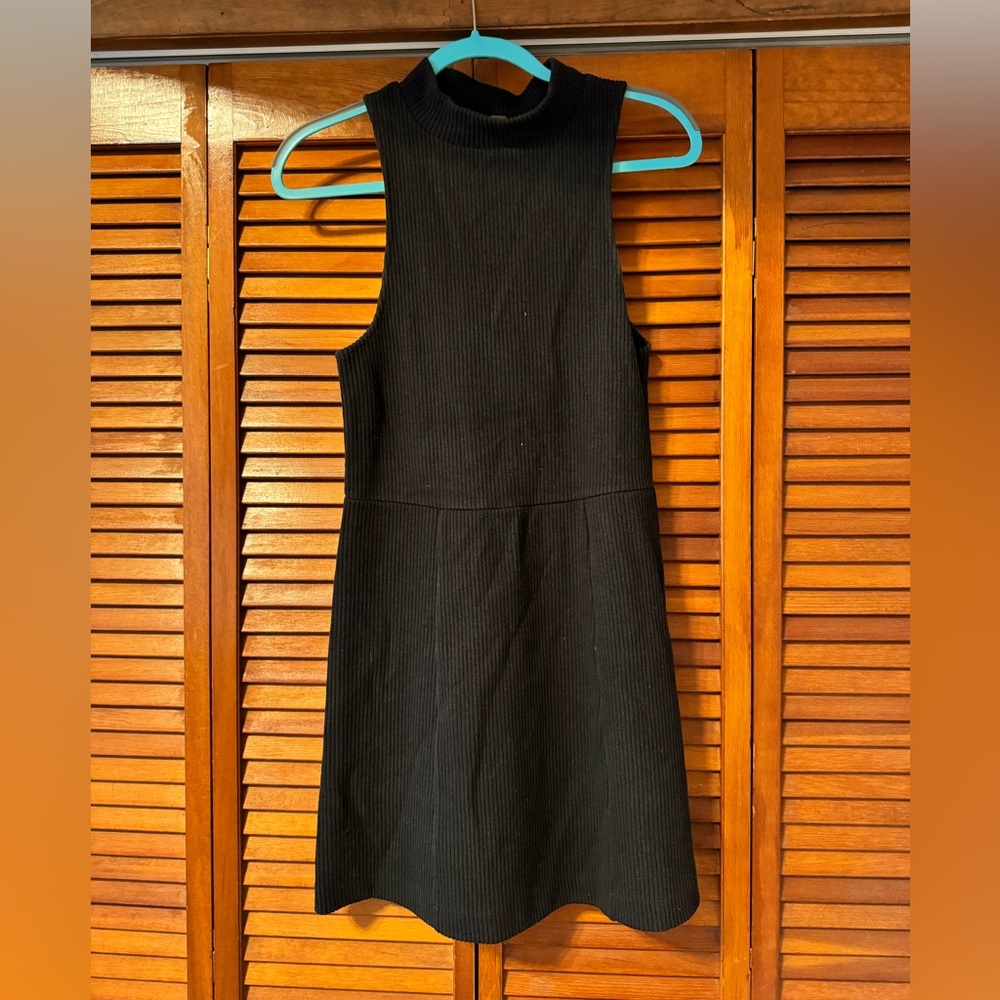 Black Free People ribbed dress